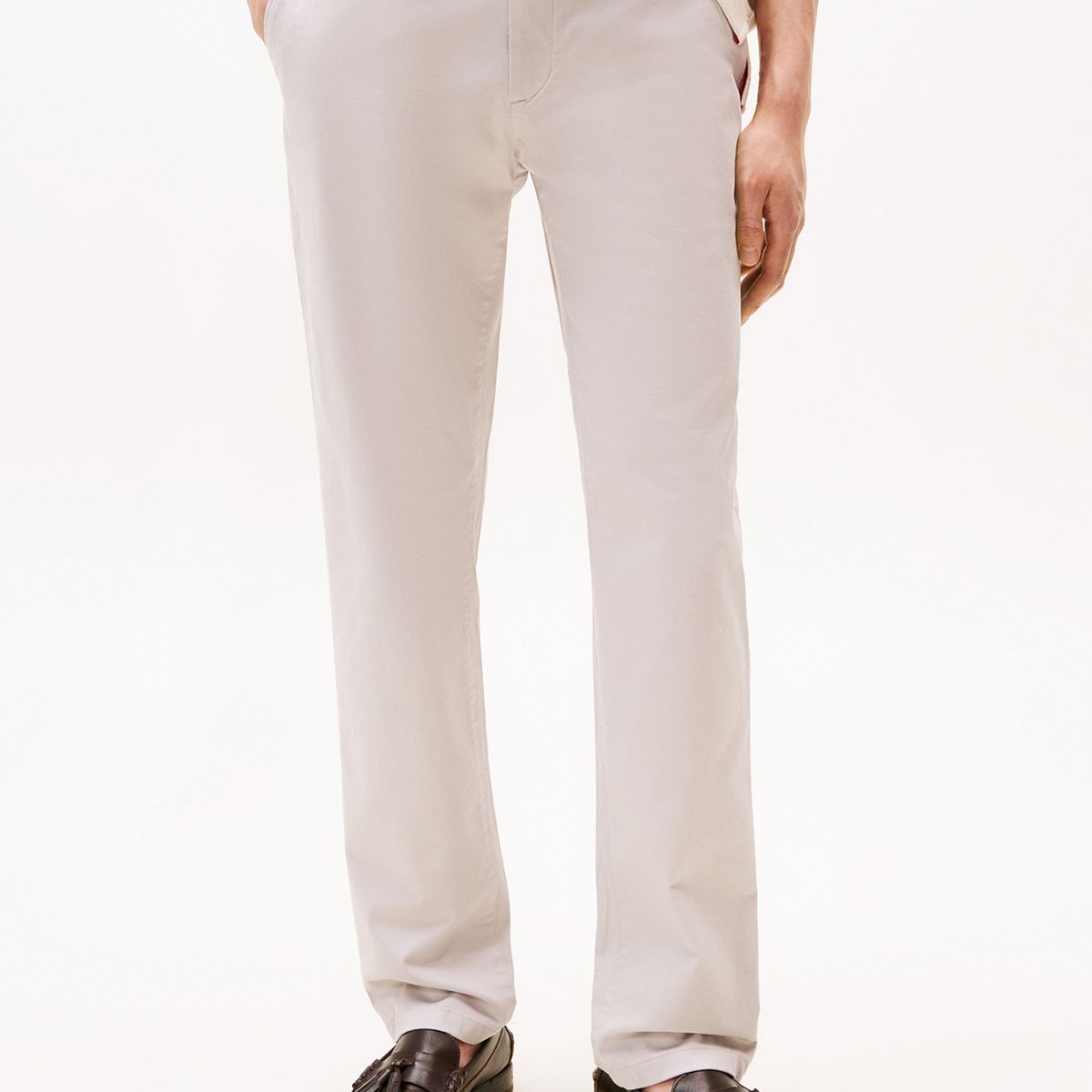 TOMMY HILFIGER - Pantalón Chino Denton Recto Gris Tommy Hilfiger