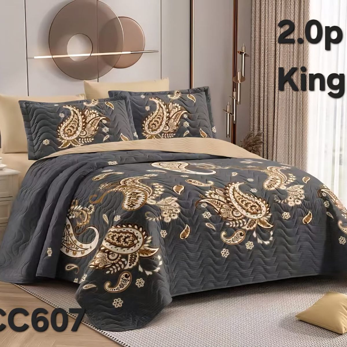 GENERICO - cubrecamas  quilt verano 2plazas 230x250