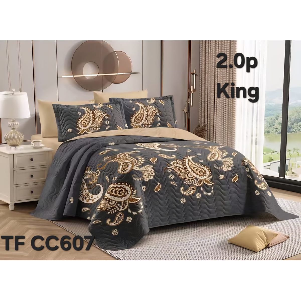 GENERICO - cubrecamas  quilt verano 2plazas 230x250