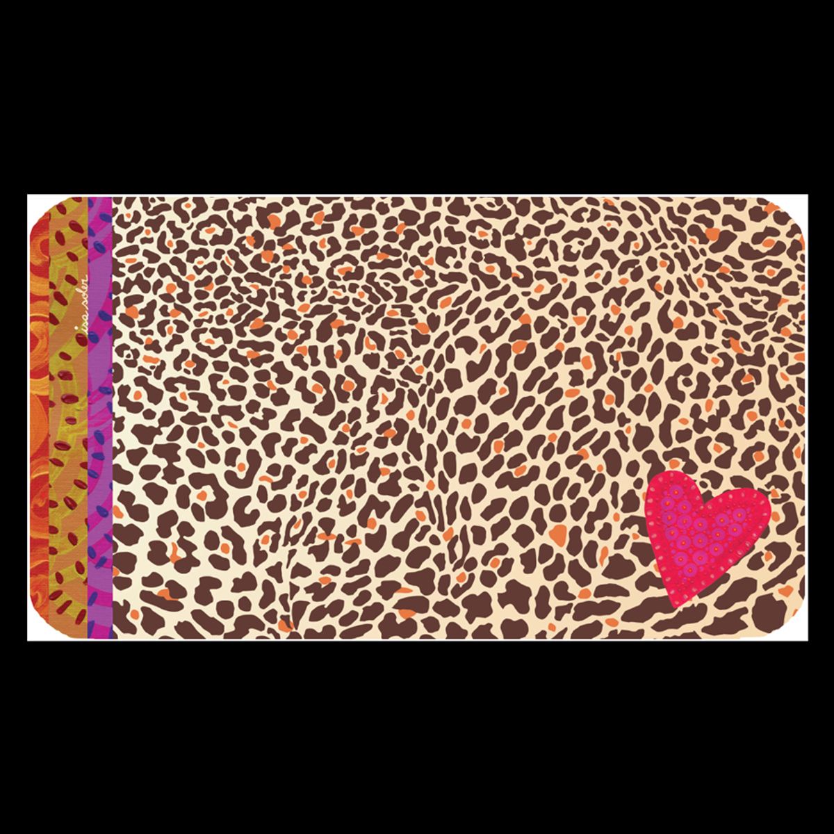 ISA SOLER - OFFICE PAD 40x70 ANIMAL PRINT