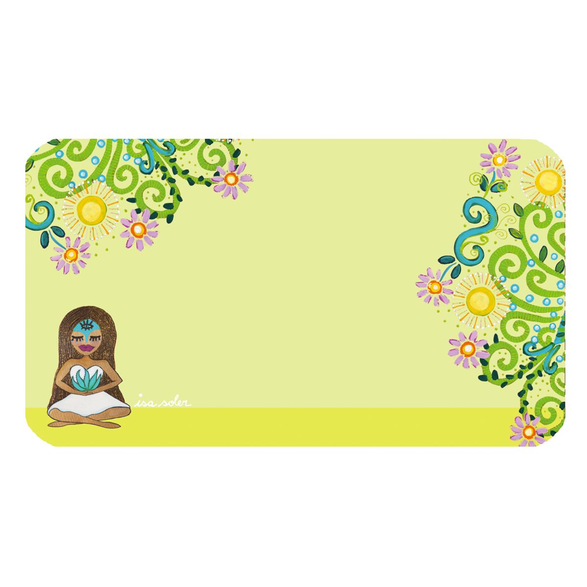 ISA SOLER - OFFICE PAD 40x70 ENREDADERA