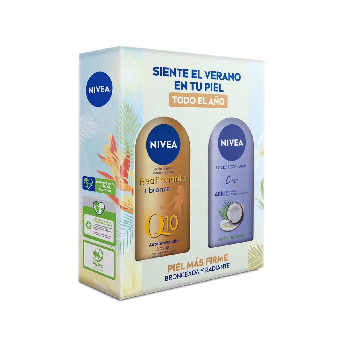 NIVEA - NIVEA Pack Bronze 400ml + Senses Coco 400ml