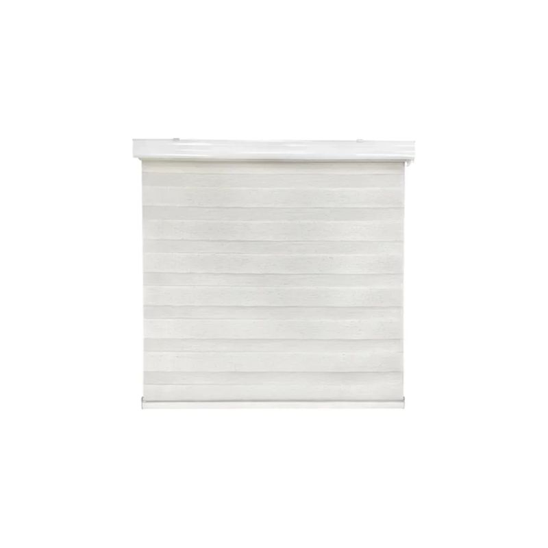 GENERICO - Cortina roller duo blanco jaspeado 120x200