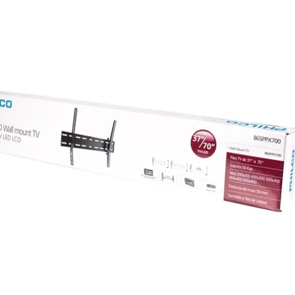 PHILCO - SOPORTE DE TV LCD - LED PARA 37 A 70 PULGADAS FIJO AL MURO