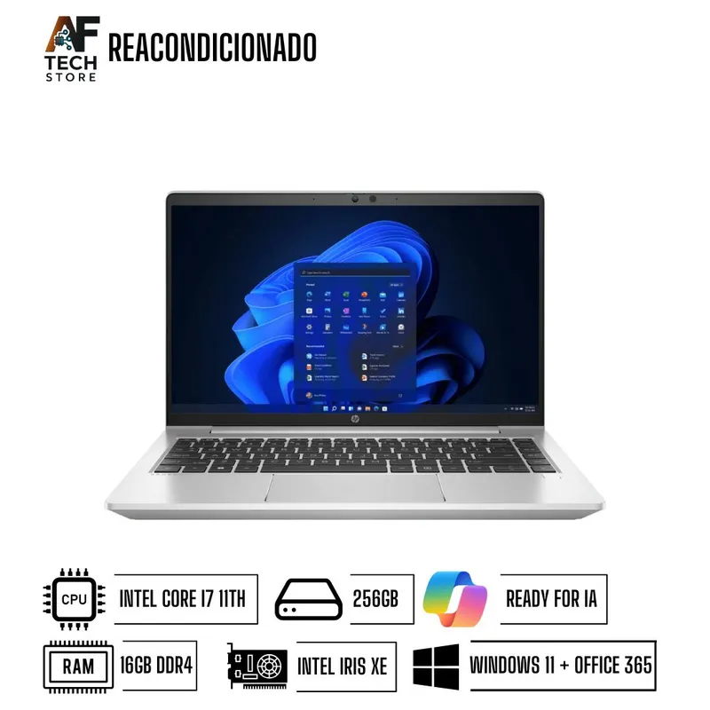 HP - Notebook HP Probook 440 G8 I7 Advanced (Win11 - Office365) Reacondicionado