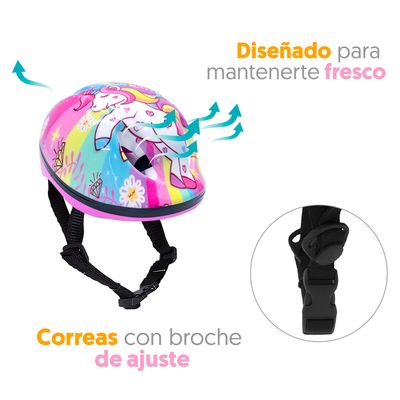 Imagen 2 del producto Casco Niña mas Rodillera Y Codera Talla S
