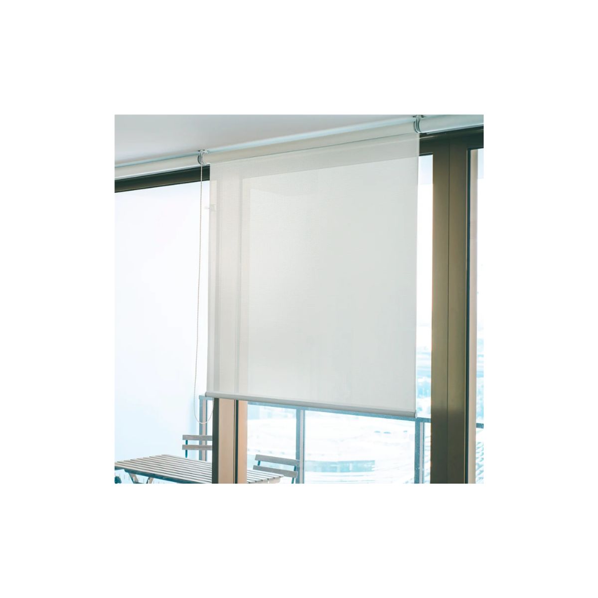 GENERICO - Cortina Roller Sunscreen blanco 120x240