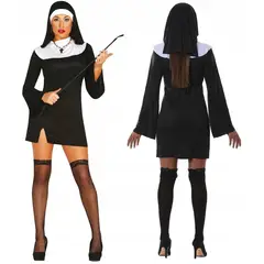 GENERICO - Disfraz Monja Sexy Mujer Talla L-XL Halloween