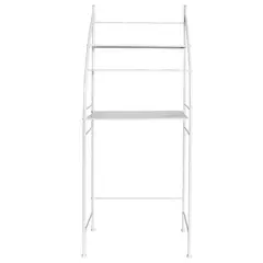 GENERICO - Organizador Multiuso Metálico con 3 Estantes y Ganchos