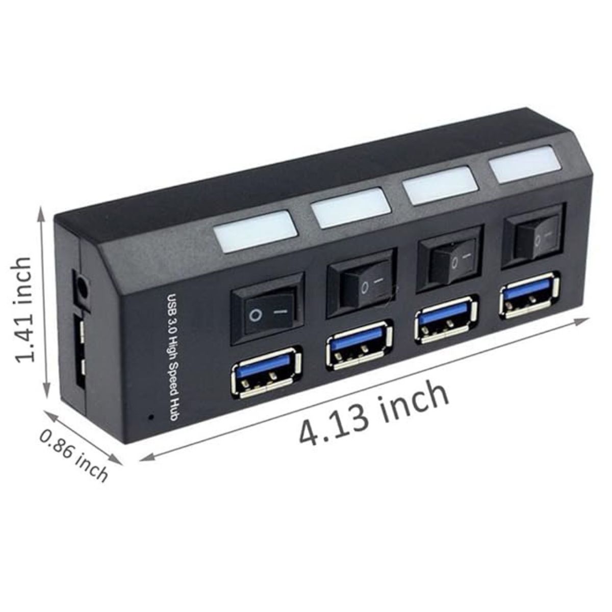 GENERICO - Cargador Super Speed 3.0 USB 4 Puertos