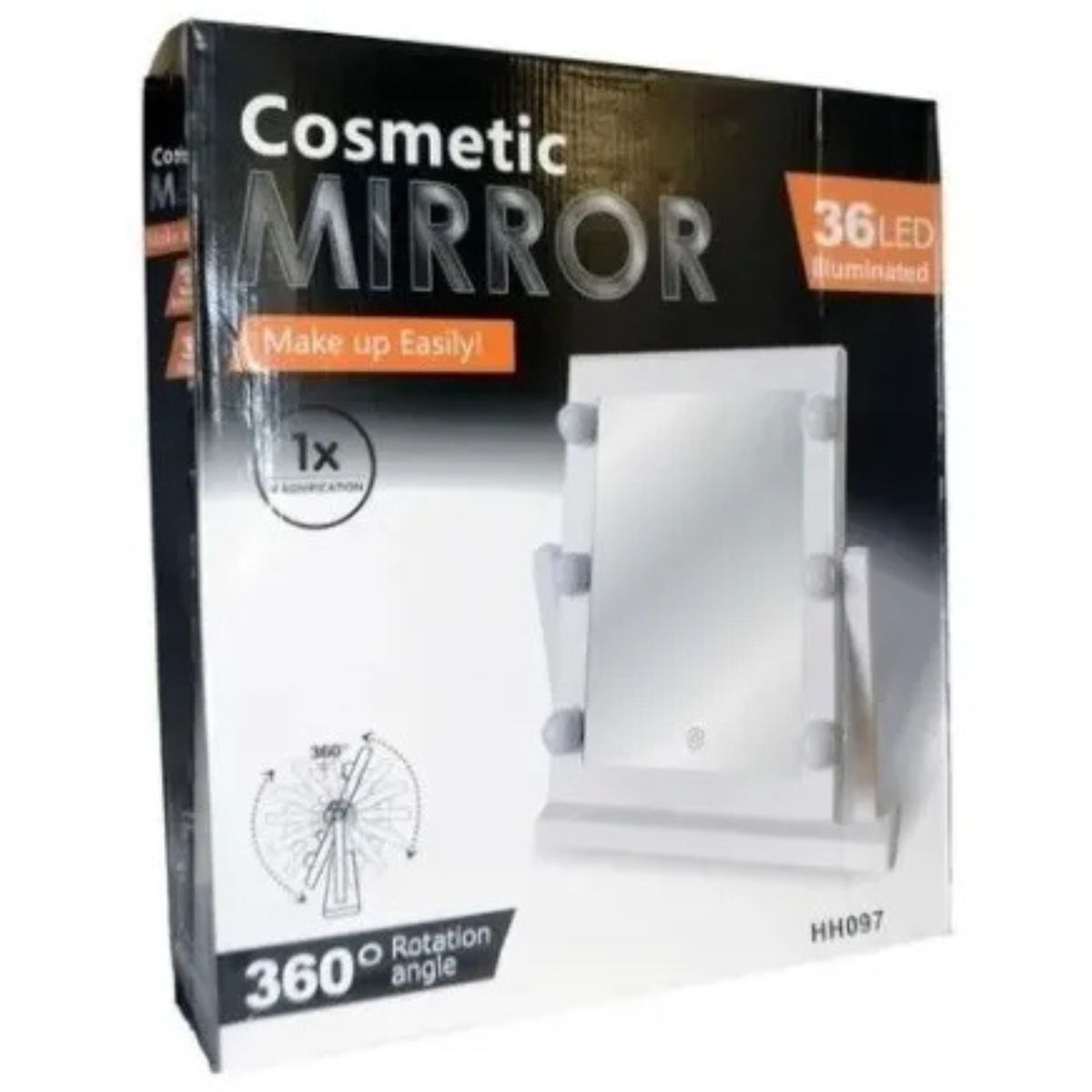 GENERICO - Espejo de Maquillaje con 24 LED