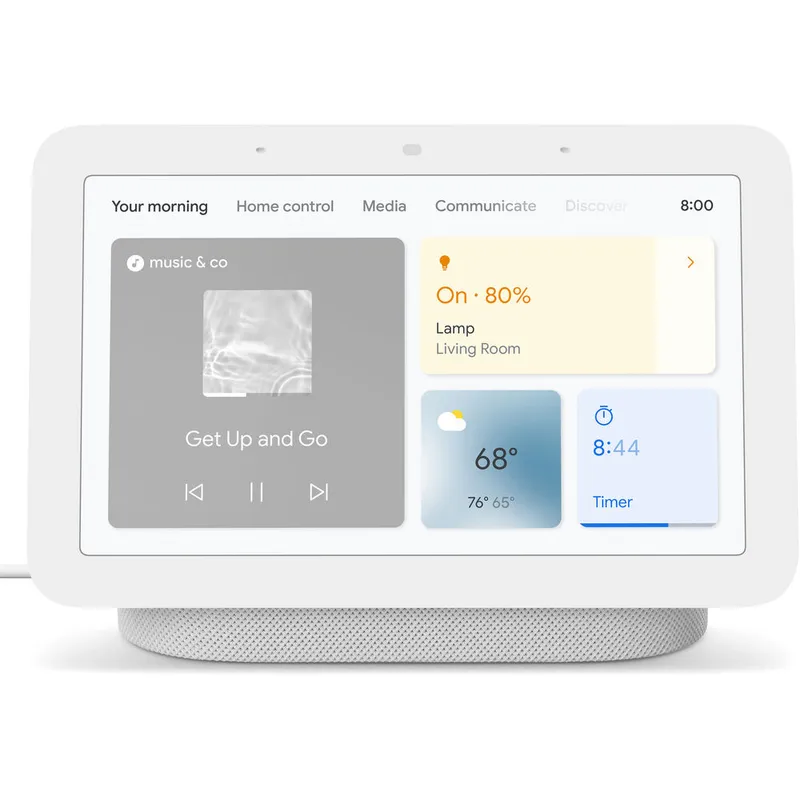 GOOGLE - Google Nest Hub 2nd Generation - Chalk