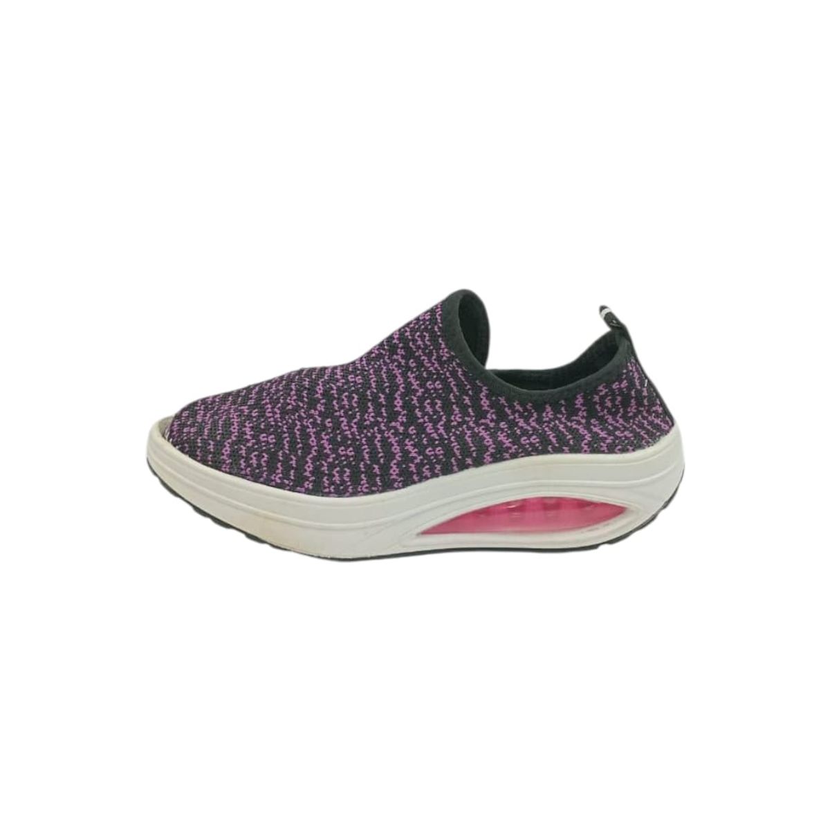 HERIEL - Zapatilla Burdeos Lona Mujer