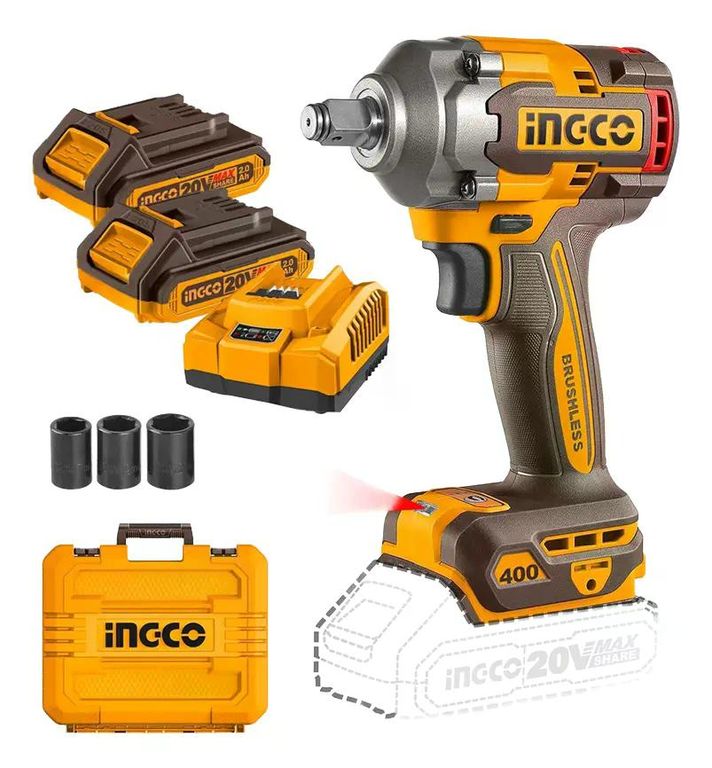 Llave Pistola De Impacto Bl 1/2 20v 400 Nm Ciwli2040
