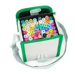 OHUHU - 48 Marcadores Alcohol Basicos +Blender Pincel&Biselada