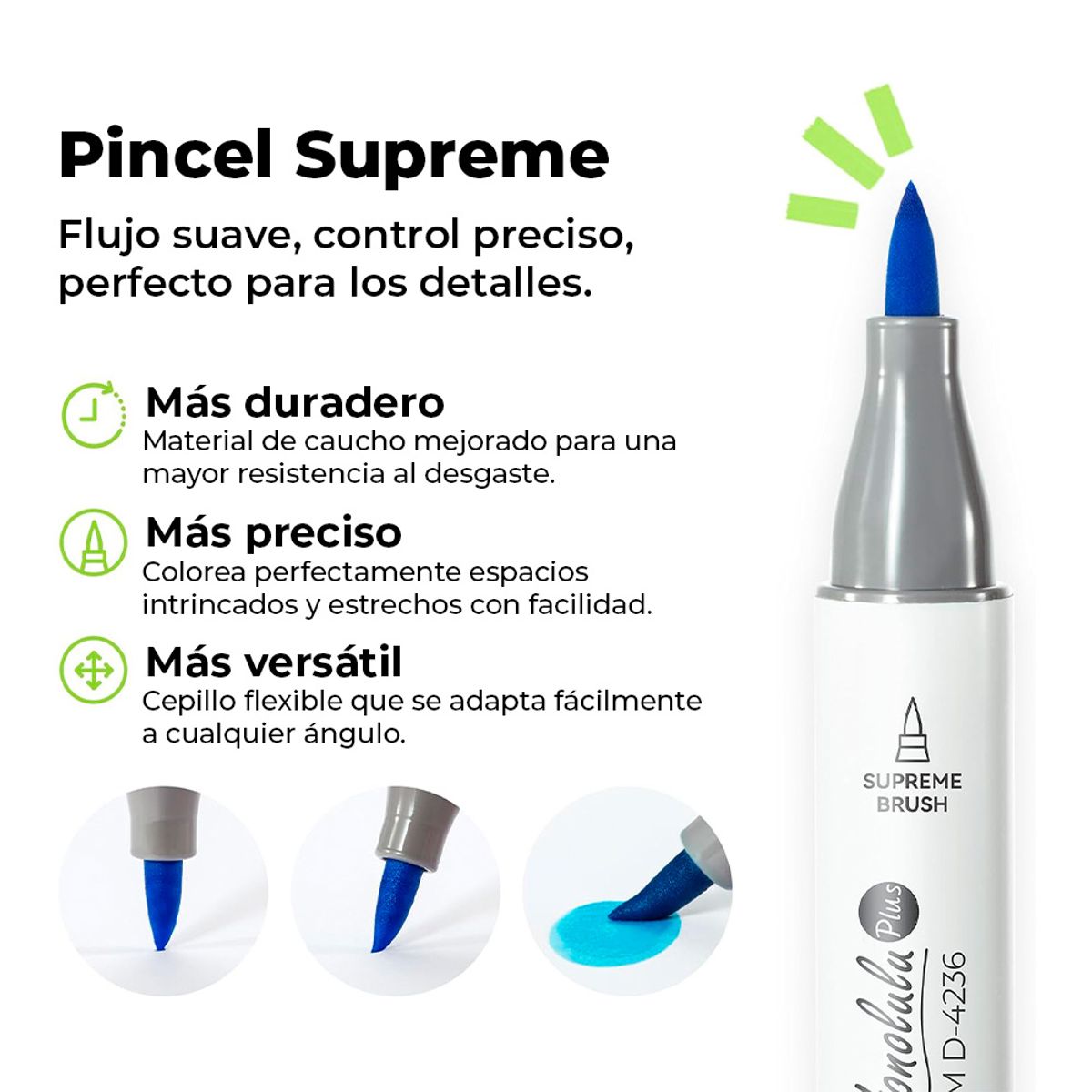 OHUHU - Ohuhu 24 Marcadores de Alcohol Pincel Supreme y Biselada