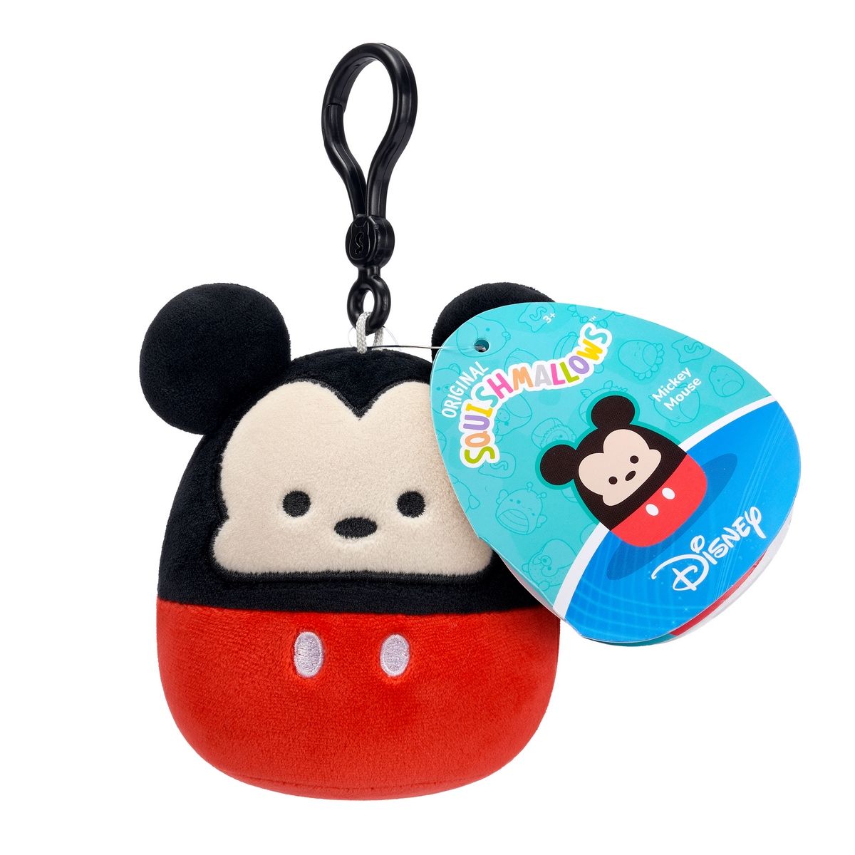 SQUISHMALLOWS - Squishmallows peluche clip disney - mickey mouse