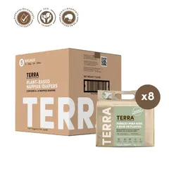 TERRA - Pañales Biodegradables Caja Talla XG 128 uns