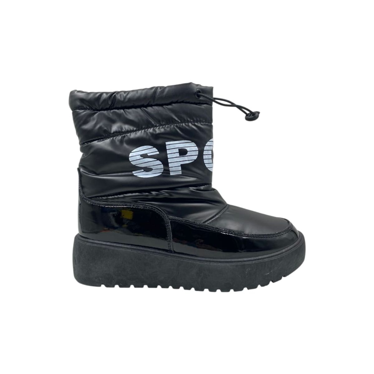 HERIEL - Bota Negra Impermeable Mujer