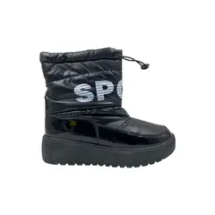HERIEL - Bota Negra Impermeable Mujer