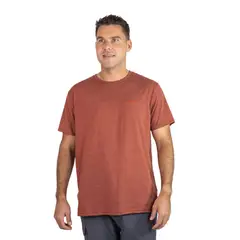 MARMOT - Polera Hombre For Life Chest Logo Tee Naranjo