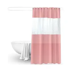 GENERICO - Cortina Ducha Baño 180x200 Decoración Rosada