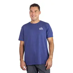 MARMOT - Polera Hombre Retro Logo Tee Azul