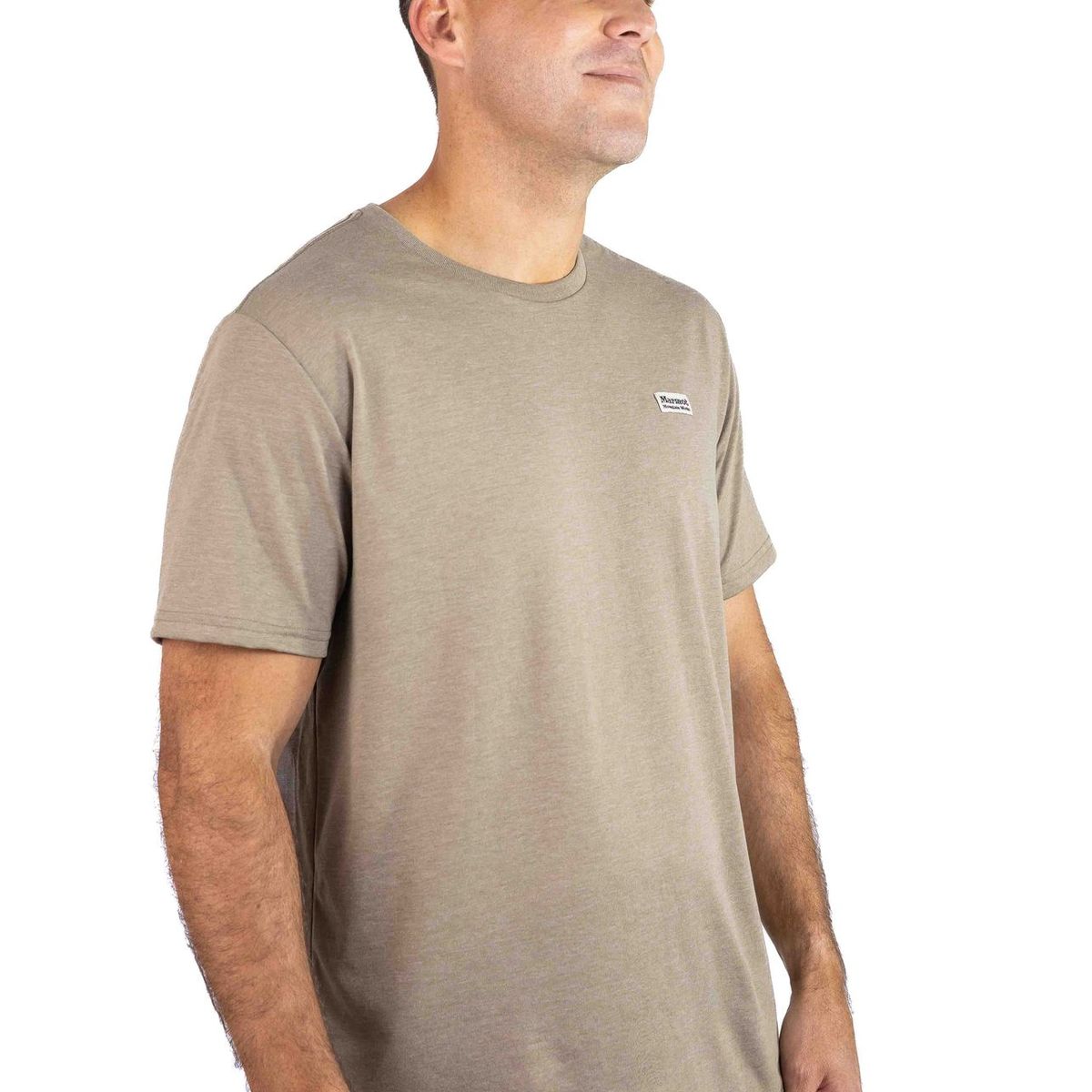 MARMOT - Polera Hombre Chest Vintage Label Tee Marrón Marmot