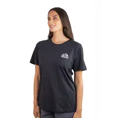 MARMOT - Polera Mujer Retro Logo Tee Negro