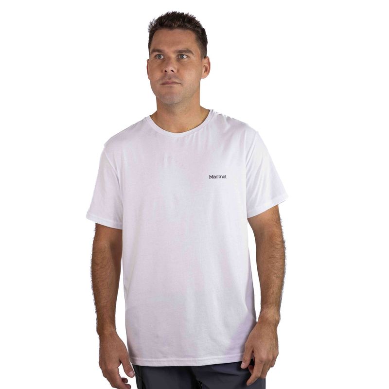 MARMOT - Polera Hombre Mountain Works Blanco Marmot