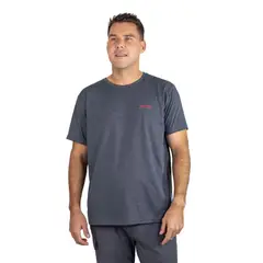 MARMOT - Polera Hombre For Life Chest Logo Tee Gris