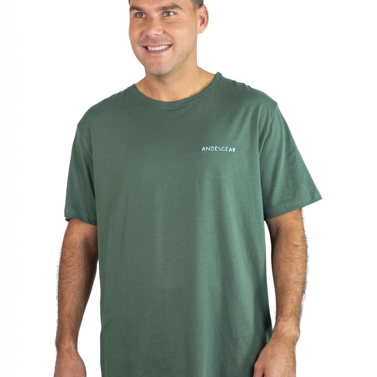 ANDESGEAR - Polera Hombre Logo Verde Andesgear