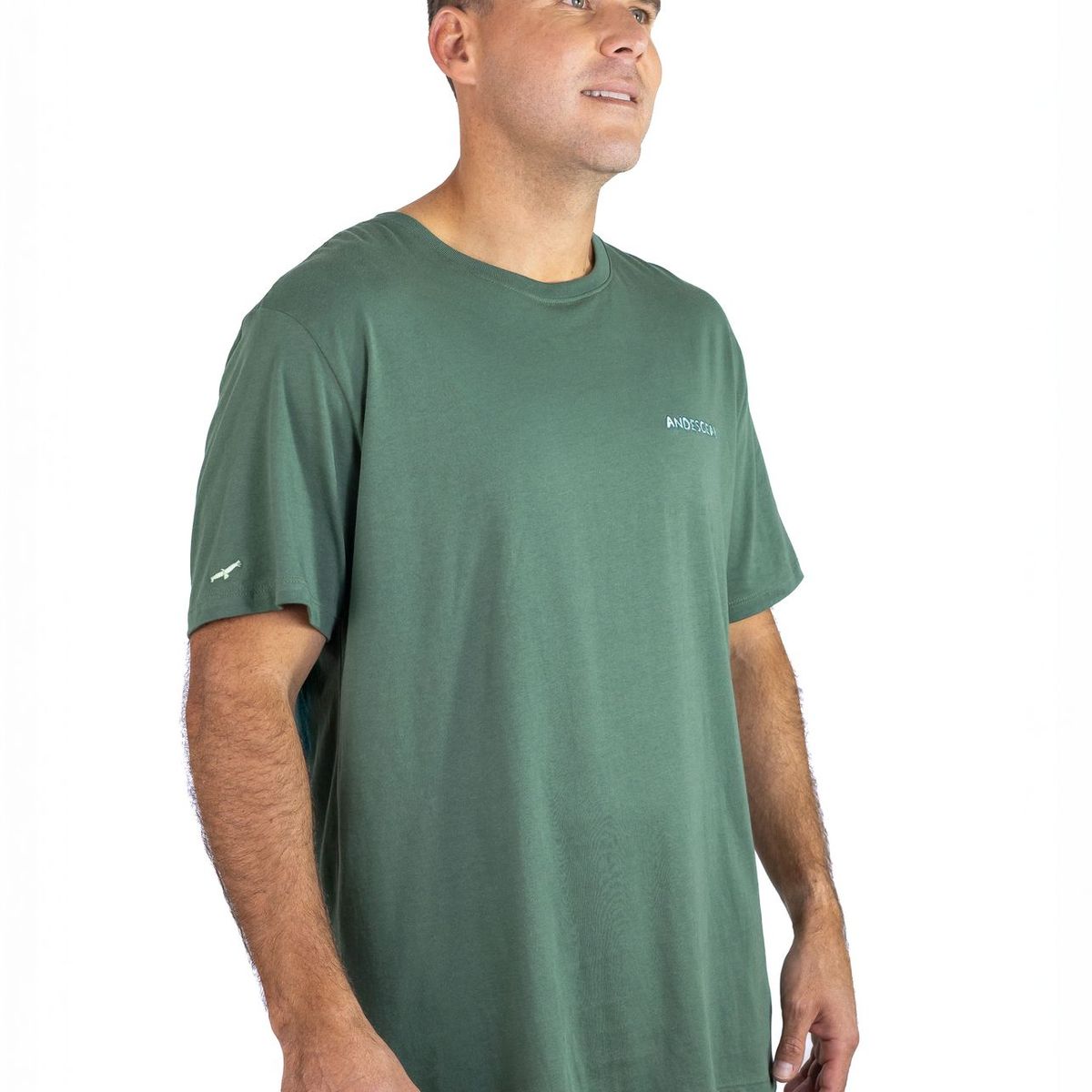 ANDESGEAR - Polera Hombre Logo Verde Andesgear