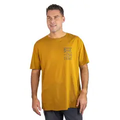 ANDESGEAR - Polera Hombre Paisaje Café
