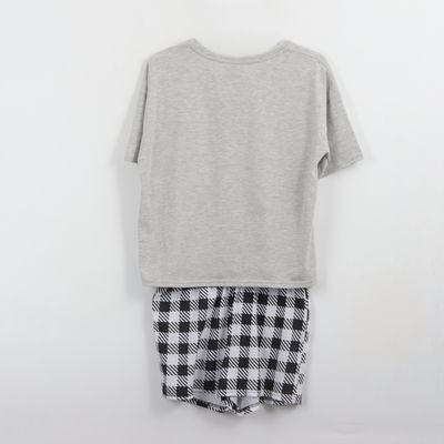 Imagen 2 del producto Pijama Manga Corta Mujer Gris Happy Mickey