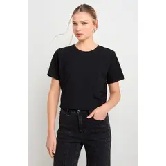 ASH - Polera Manga Corta Mujer Negro