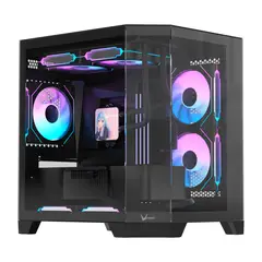 GENERICO - Gabinete Formula Crystal Z6M FLOE Black m-ATX, m-ITX