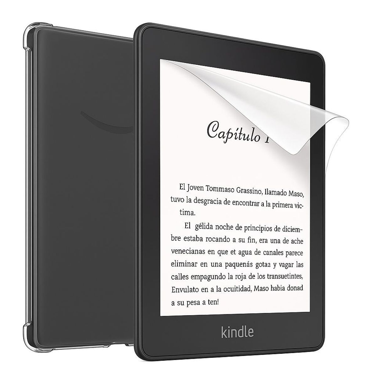 GENERICO - Funda Transparente Para Kindle 10th Gene 2019 J9G29R + Mica