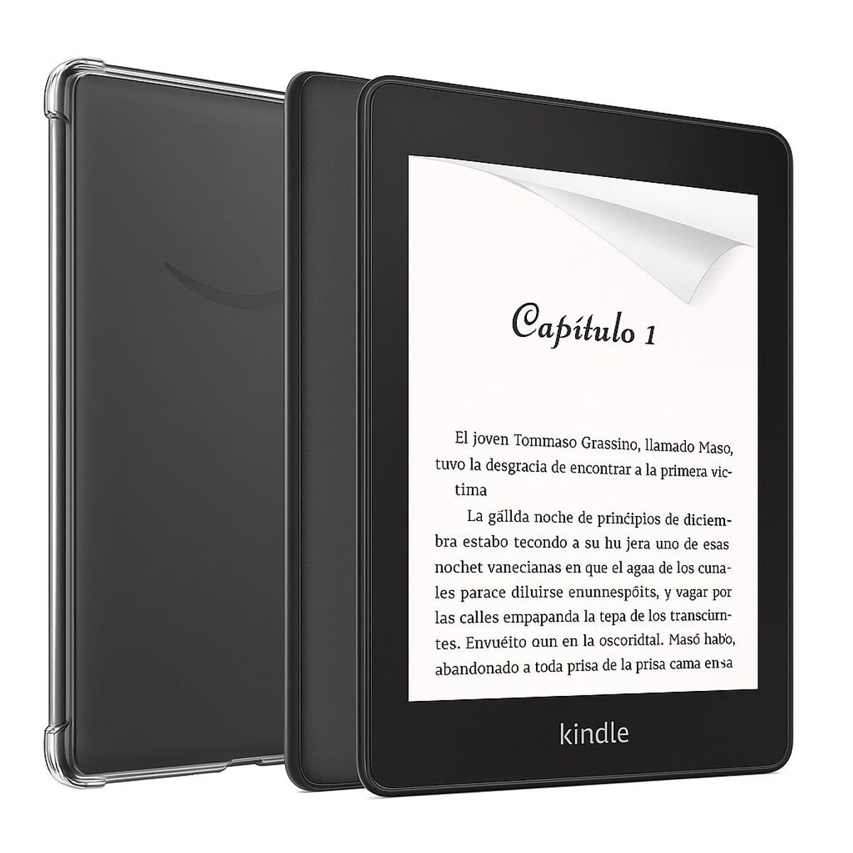 GENERICO - Funda Transparente Para Kindle Paperwhite 10th 2018 + Mica