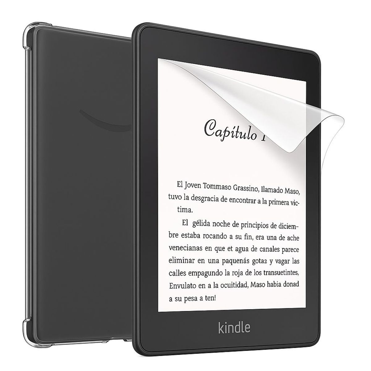 GENERICO - Funda Transparente Para Kindle Paperwhite 5th/6th/ 7th+ Mica