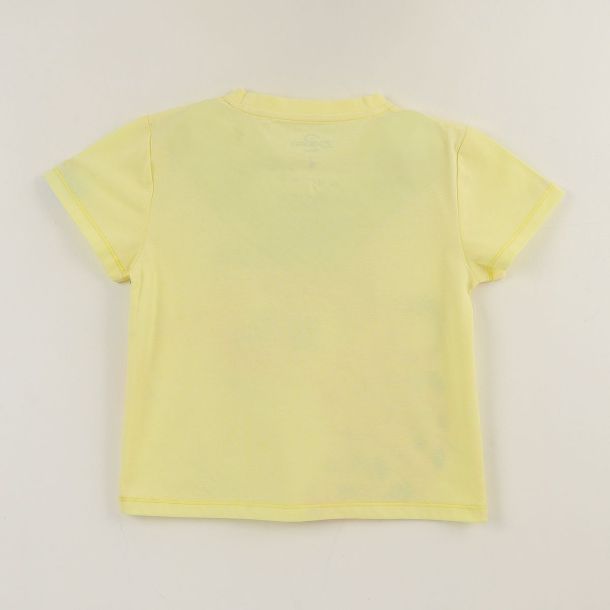 DISNEY - Polera Manga Corta Niña Amarillo Benjamin Zootopia Disney