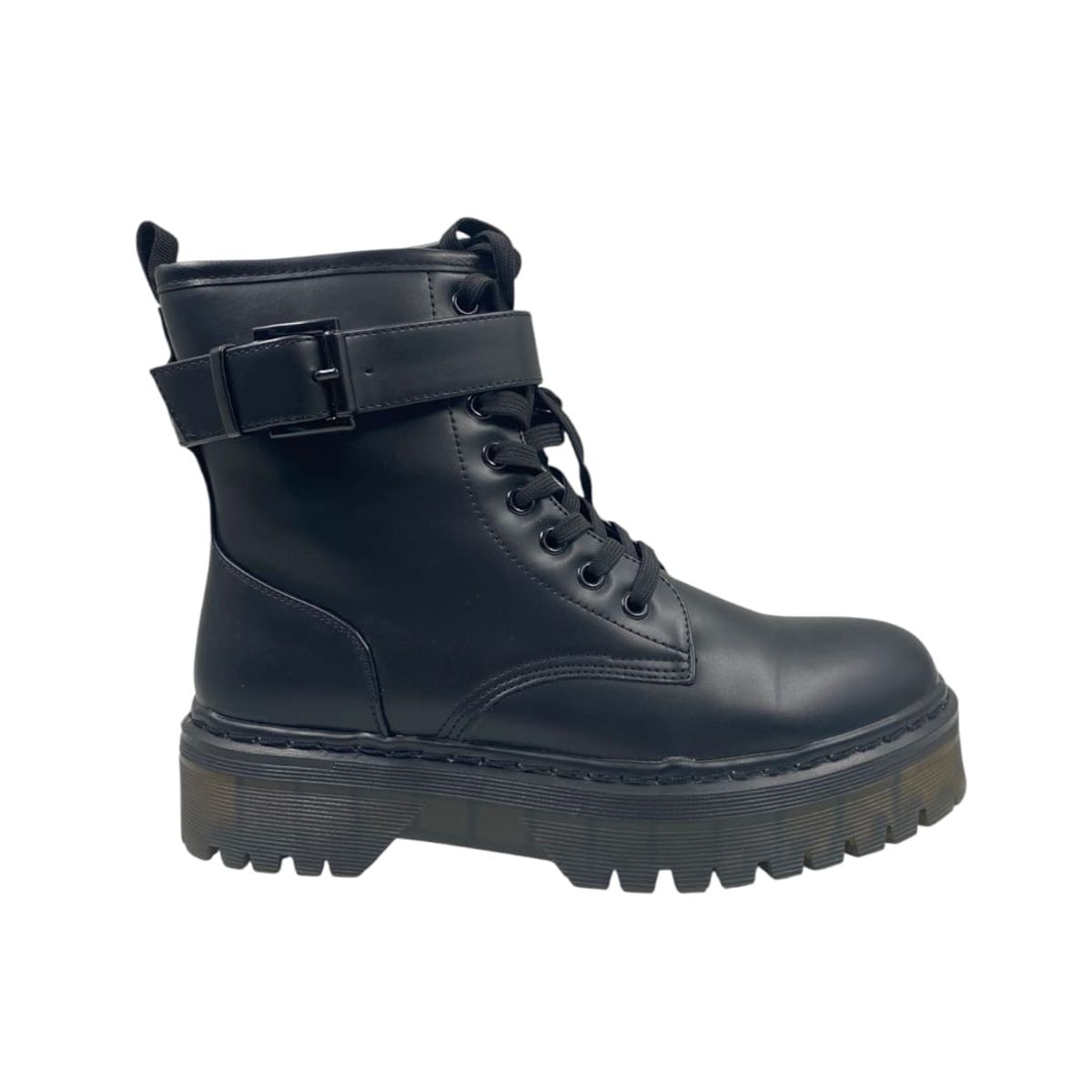 HERIEL - Botin Negro Plataforma Mujer