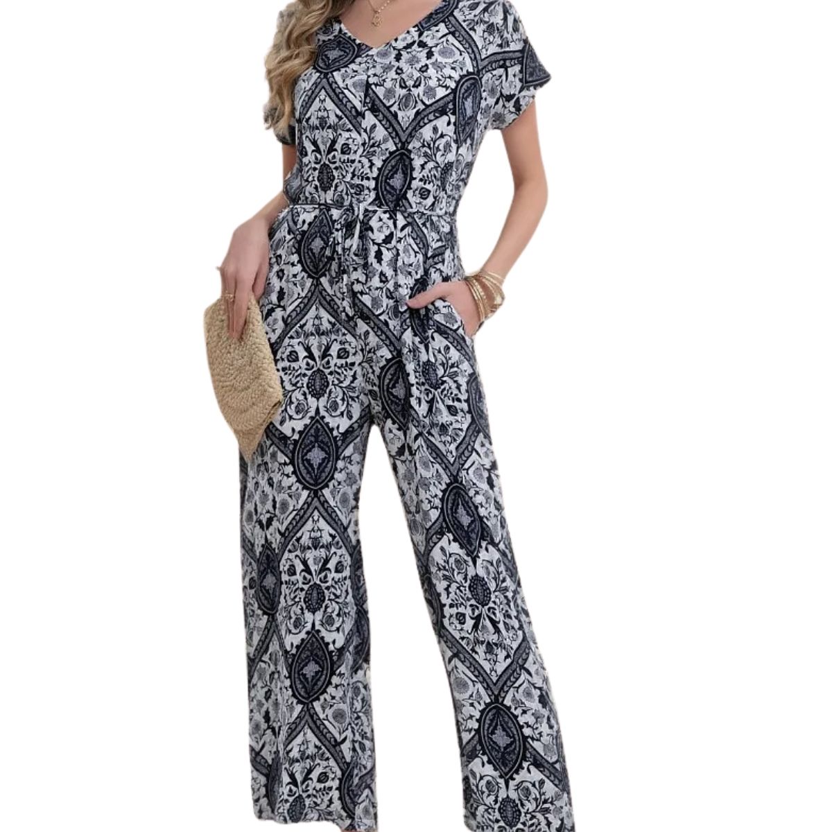 LOOK SHOP - Enterito Premium Liso Largo Primavera Mujer 3267