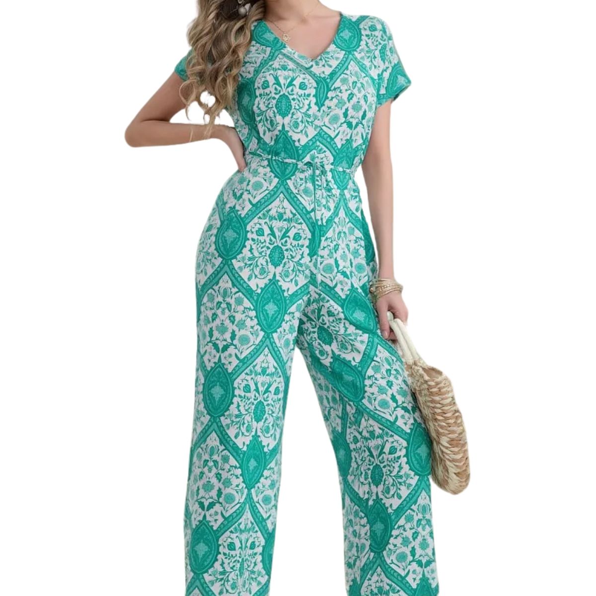 LOOK SHOP - Enterito Premium Liso Largo Primavera Mujer 3267