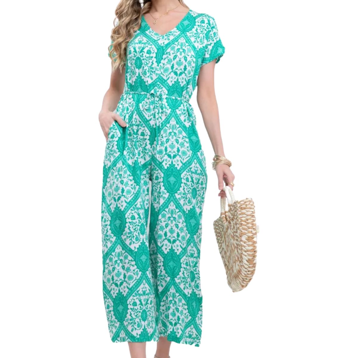 LOOK SHOP - Enterito Premium Liso Largo Primavera Mujer 3267