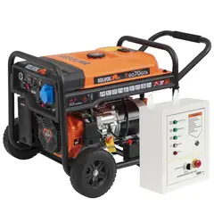 KOLVOK - Kit Generador eléctrico a gasolina 6500 W + ATS