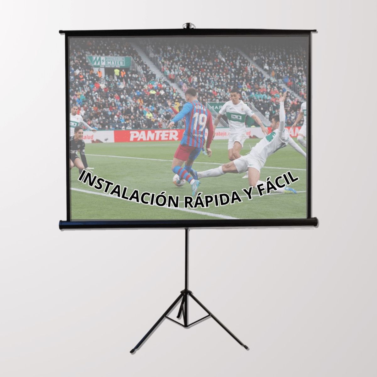 MALIK - Telon con Tripode 2.438x1.828  para Optoma 4K400x