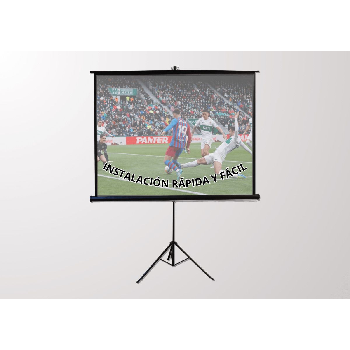 MALIK - Telon con Tripode 2.438x1.828  para Optoma 4K400x