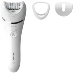 PHILIPS - Depiladora Epilator Serie 8000 Bre700/00 Ceramica Color Blanco