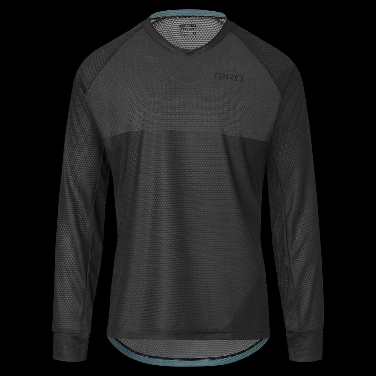 GIRO - JERSEY GIRO HOMBRE ROUST MANGA LARGA BLACK/GREY